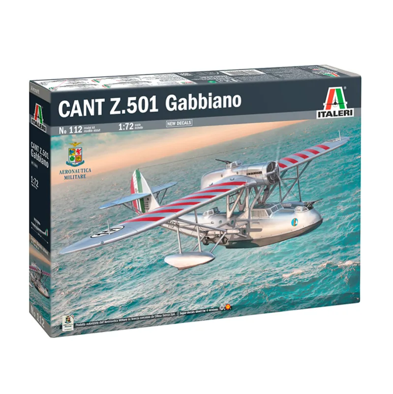 Product image 3: Italeri CANT Z 501 Gabbiano Aircraft 1:72