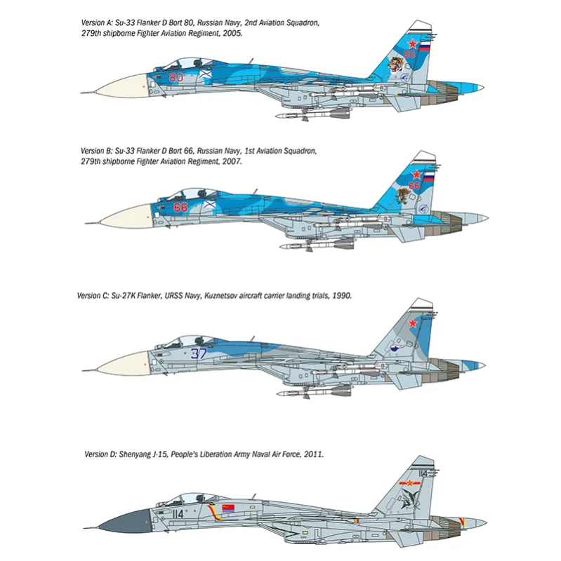 Immagine del prodotto 3: Italeri Aereo Su-33 Flanker-D 1:72