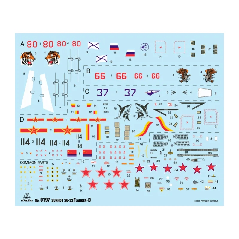 Immagine del prodotto 4: Italeri Aereo Su-33 Flanker-D 1:72