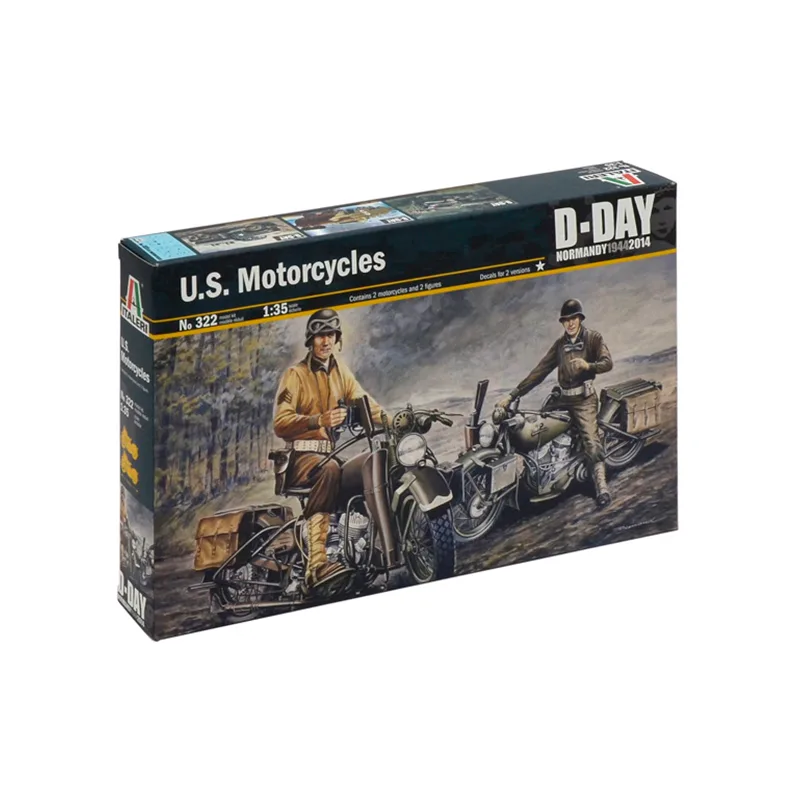 Imagen del producto 2: Italeri Moto militar U.S. Motorcycles WW2 1:35