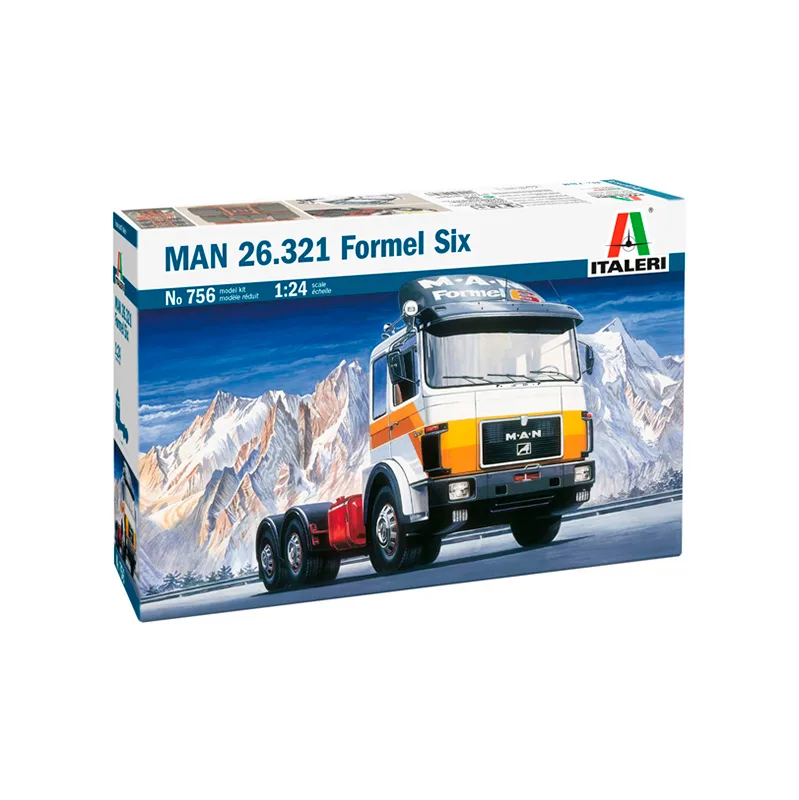 Immagine del prodotto 3: Italeri Camion MAN 26.321 Formel Six 1:24