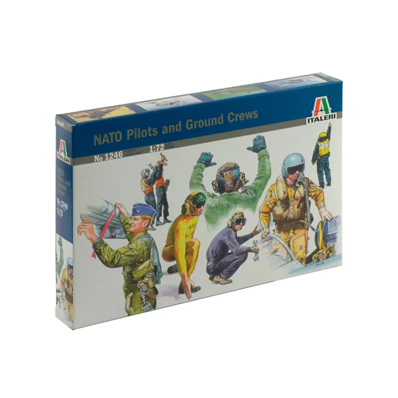 Product image 2: Italeri NATO Pilots and Ground Crew Figures 1:72