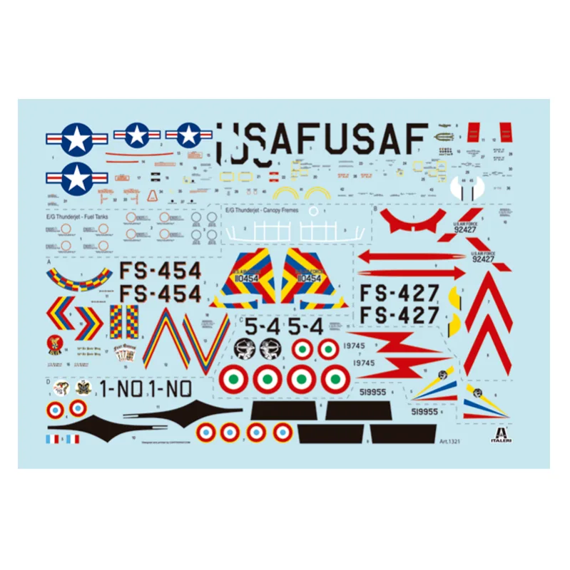 Product image 4: Italeri F-84G Thunderjet Airplane 1:72