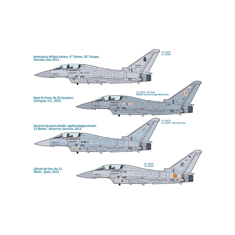 Immagine del prodotto 3: Italeri Aereo EF 2000 Typhoon twin seater 1:72