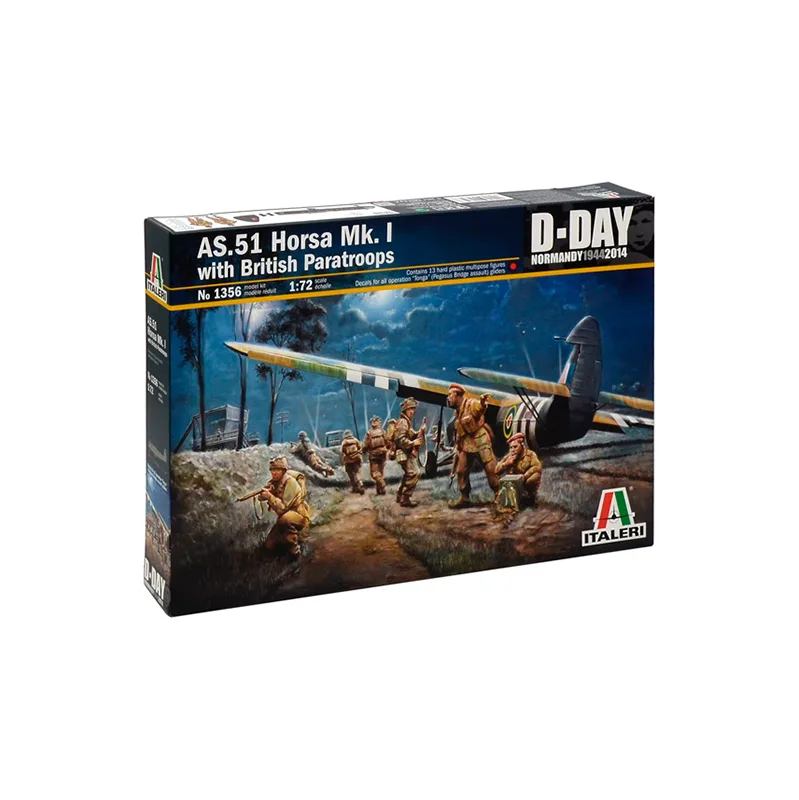 Product image 2: Italeri AS.51 Horsa Mk.I/II & British Paratr. Aircraft 1:72