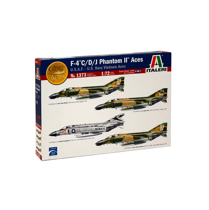 Product image 2: Italeri F-4 C/D/J Phantom II Aces Aircraft 1:72