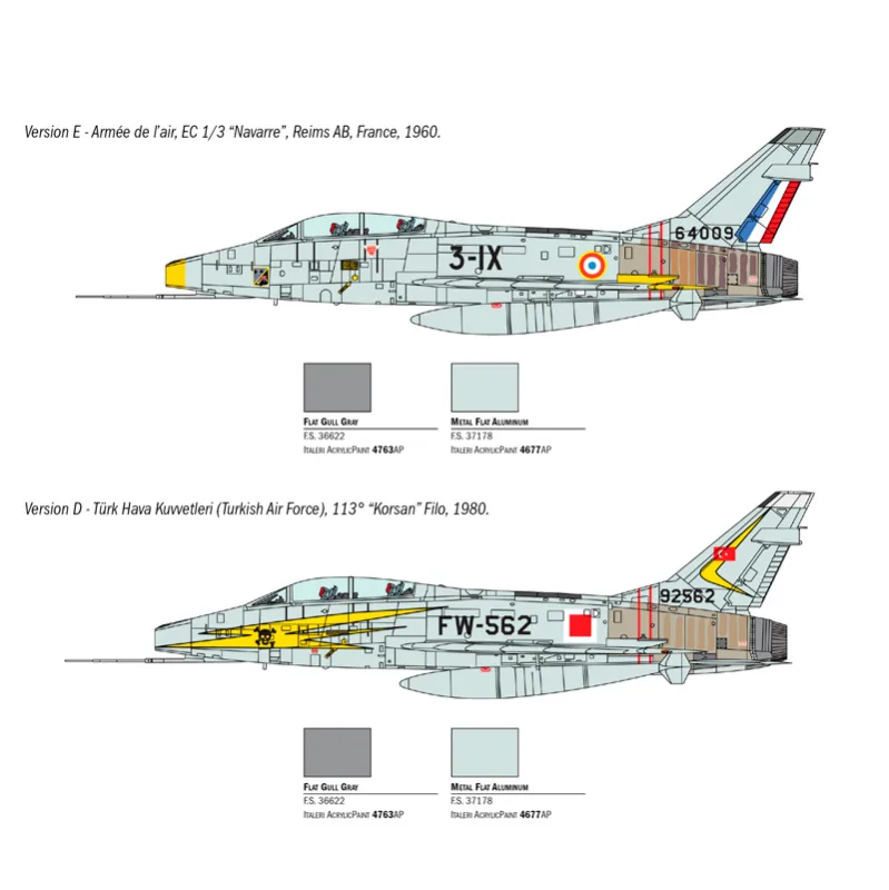 Immagine del prodotto 4: Italeri Aereo F-100F Super Sabre 1:72