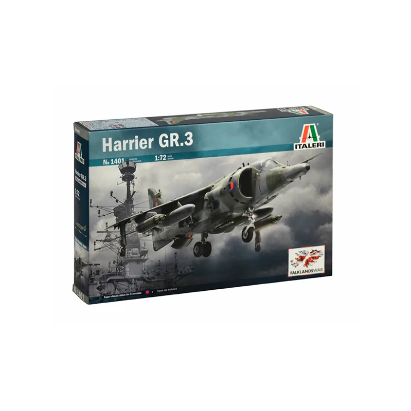 Imagen del producto 2: Italeri Avión Harrier GR.3 Falkland 1:72