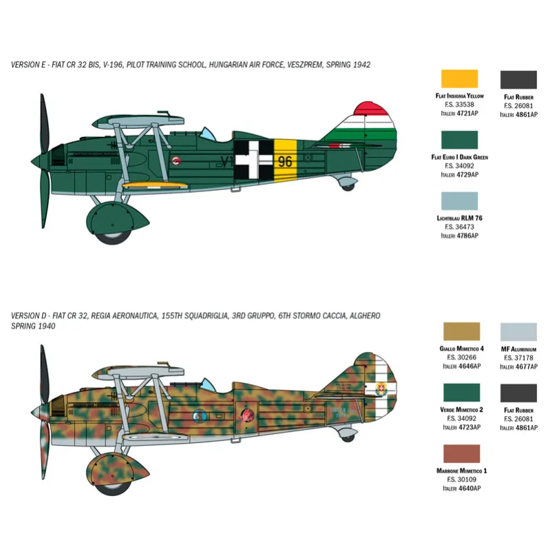 Product image 3: Italeri CR.32 Freccia Aircraft 1:72
