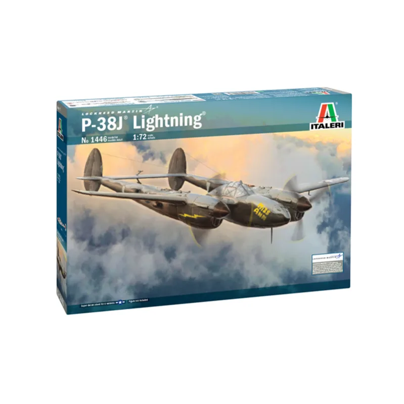 Imagen del producto 2: Italeri Avión P-38J Lightning 1:72