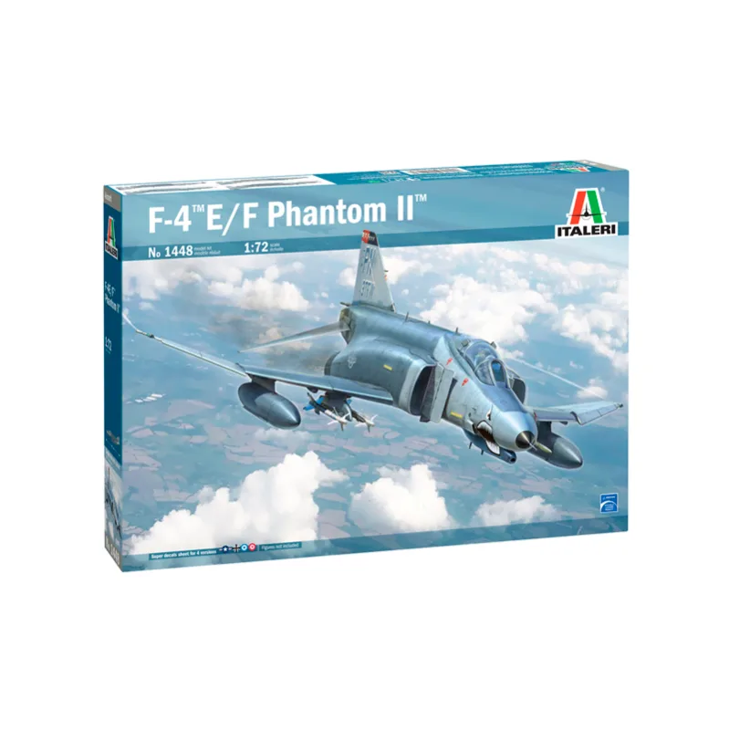 Immagine del prodotto 2: Italeri Aeroplano F-4E/F Phantom II 1:72