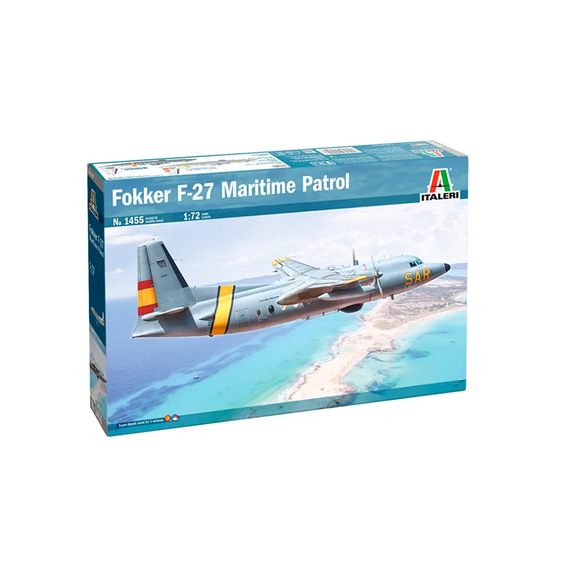 Product image 2: Italeri Fokker F-27 Maritime Patrol Aircraft 1:72
