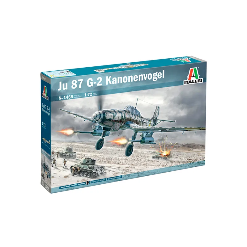 Imagen del producto 2: Italeri Avión Ju 87 G-2 Kanonenvogel 1:72