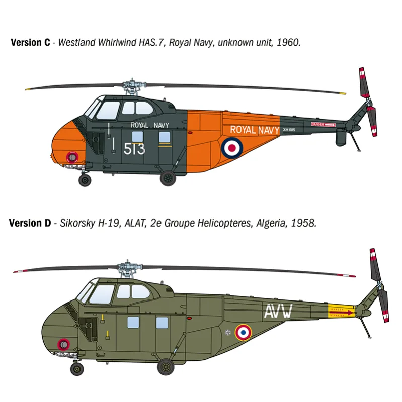 Immagine del prodotto 3: Italeri Elicottero HO4S-3 / HAS.7 / H-19 1:72