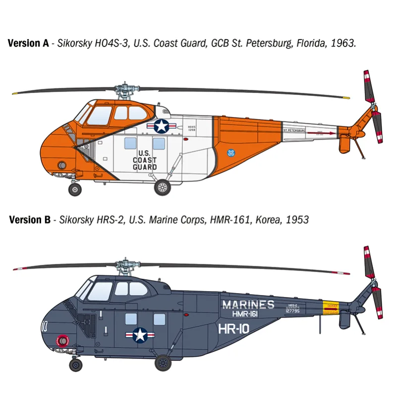 Immagine del prodotto 4: Italeri Elicottero HO4S-3 / HAS.7 / H-19 1:72