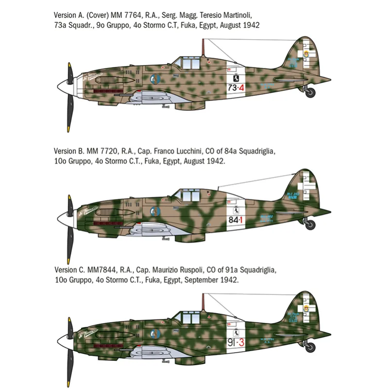 Immagine del prodotto 2: Italeri Aereo MC.202 Folgore Aces 1:72