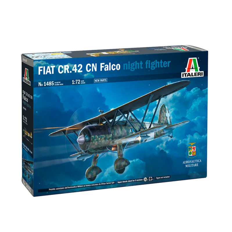 Product image 2: Italeri Fiat CR-42 Caccia Notturno "Night Fighter" Aircraft 1:72