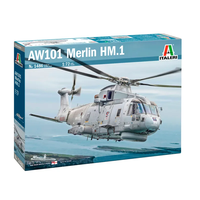 Product image 2: Italeri AW101 Merlin HM.1 Helicopter 1:72