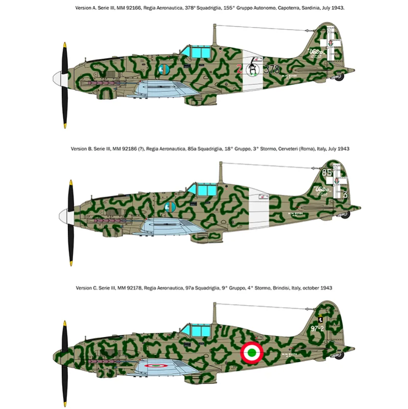 Imagen del producto 3: Italeri Avión Macchi MC.205 Veltro 1/32