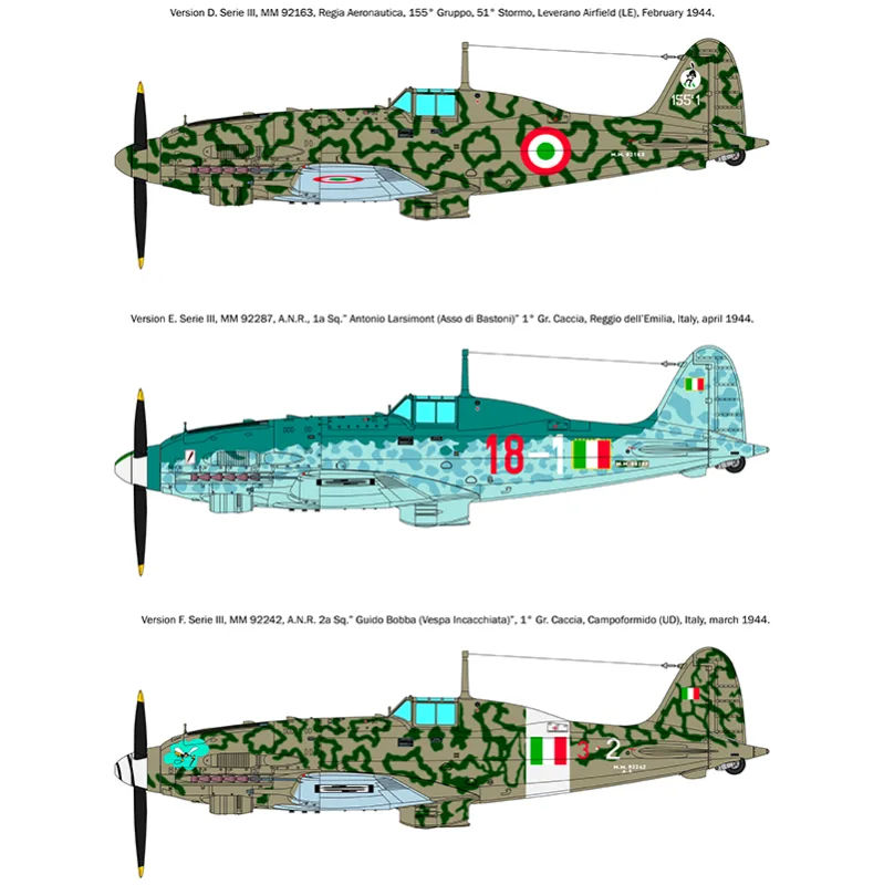 Imagen del producto 4: Italeri Avión Macchi MC.205 Veltro 1/32