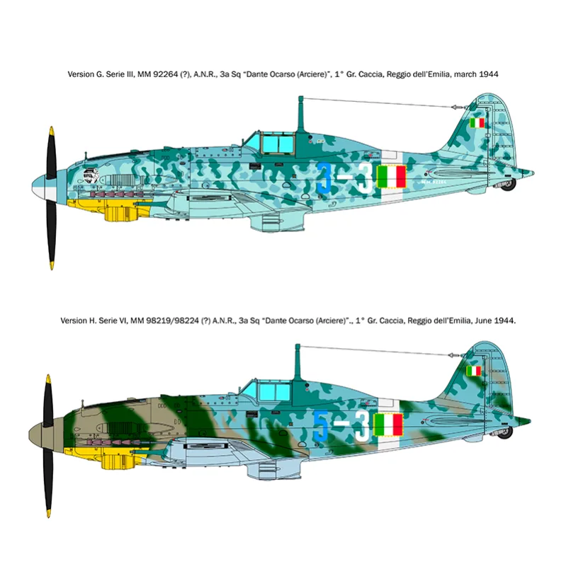 Imagen del producto 5: Italeri Avión Macchi MC.205 Veltro 1/32