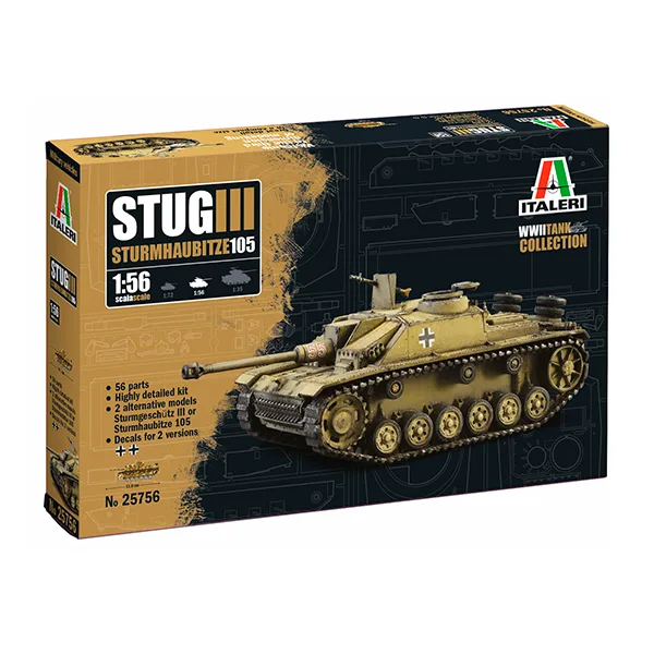 Italeri Tanque Sd. Kfz. 142/1 Sturmgeschütz III 1:56
