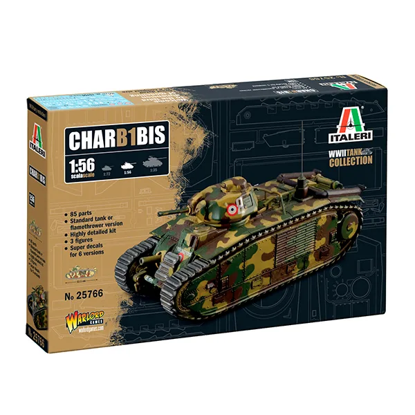 Italeri Tanque Char B1 Bis 1:56