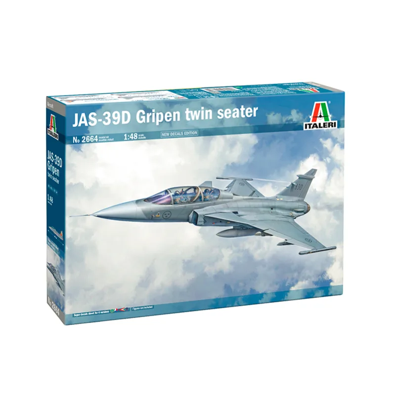 Product image 2: Italeri JAS 39 GRIPEN TWIN SEATER Aircraft 1:48
