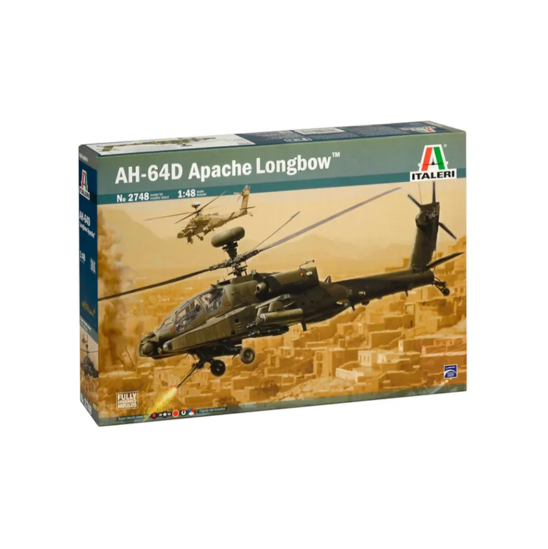Imagen del producto 2: Italeri Helicóptero AH-64D Longbow Apache 1:48