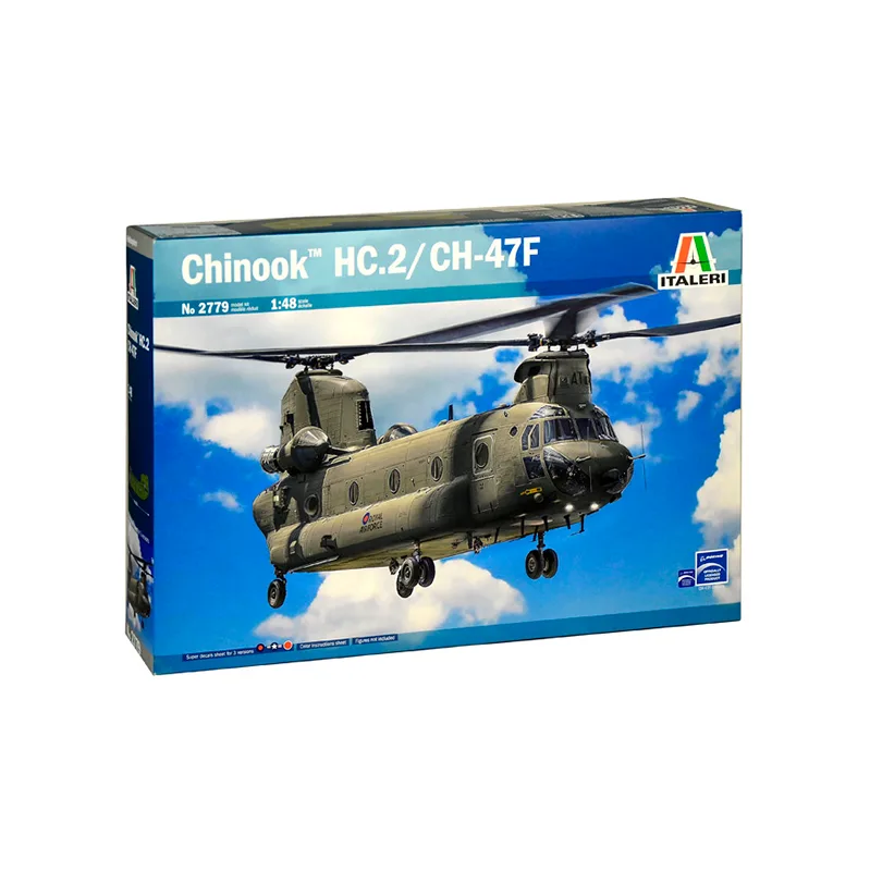 Imagen del producto 2: Italeri Helicóptero Chinook HC.2 / CH-47F 1:48