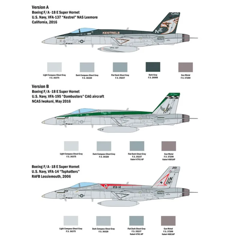 Immagine del prodotto 3: Italeri Aeroplano F/A-18E Super Hornet 1:48