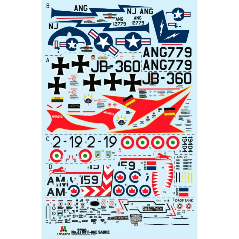 Immagine del prodotto 4: Italeri Aeroplano F-86E Sabre 1:48