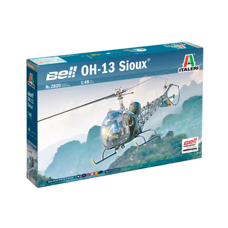 Product image 2: Italeri Bell OH-13 Sioux Helicopter 1:48