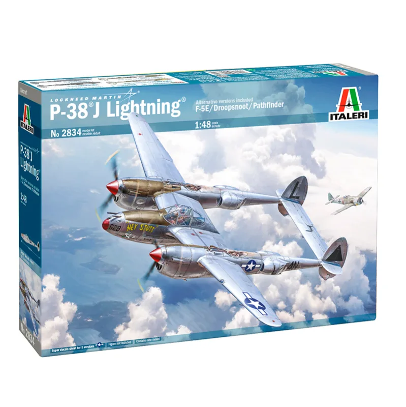 Product image 2: Italeri P-38J E.T.O. Aircraft 1:48