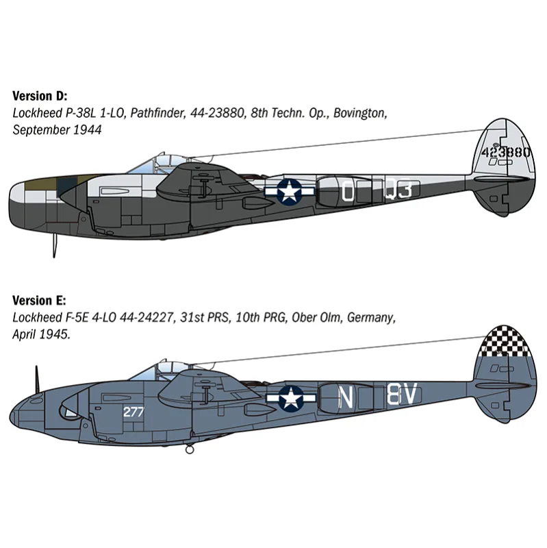 Product image 3: Italeri P-38J E.T.O. Aircraft 1:48