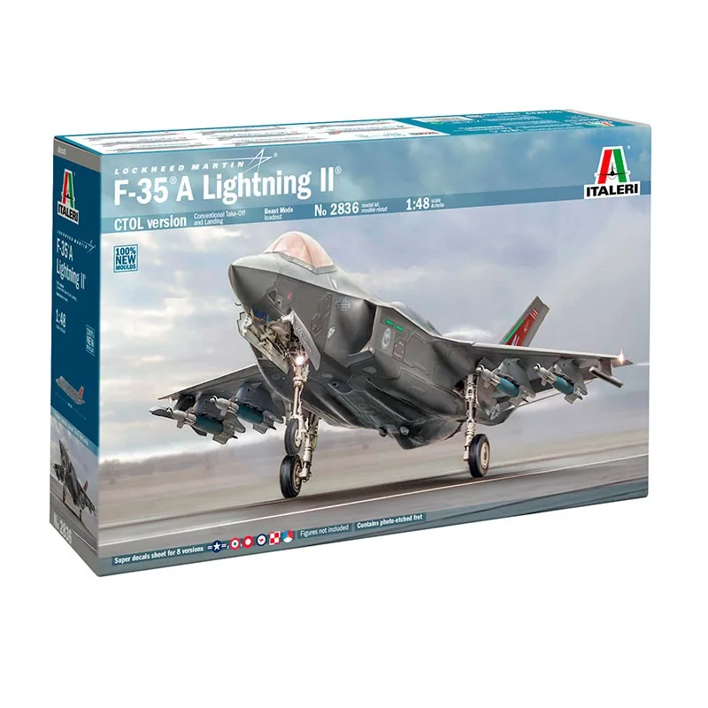 Italeri Avión F-35A Lightning II Beast Mode 1:48