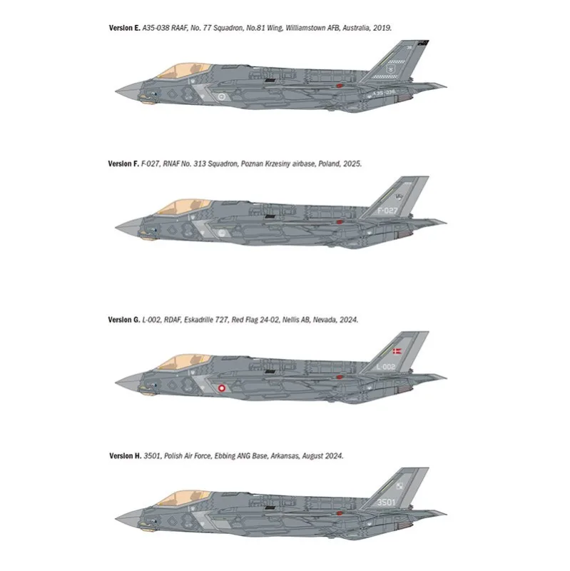 Product image 2: Italeri F-35A Lightning II Beast Mode Aircraft 1:48
