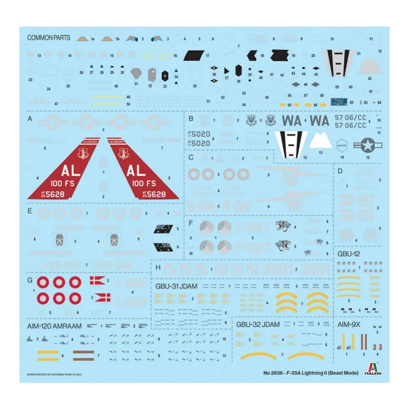 Product image 4: Italeri F-35A Lightning II Beast Mode Aircraft 1:48