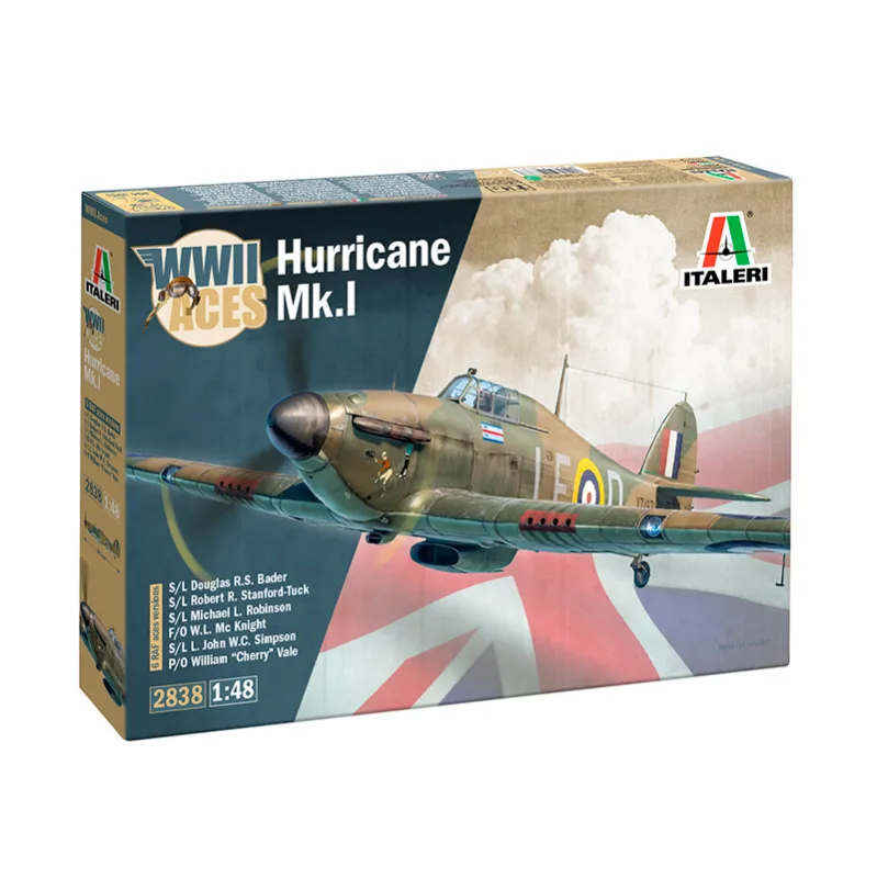Imagen del producto 2: Italeri Avión Hurricane Mk. I  WW2 Aces 1:48