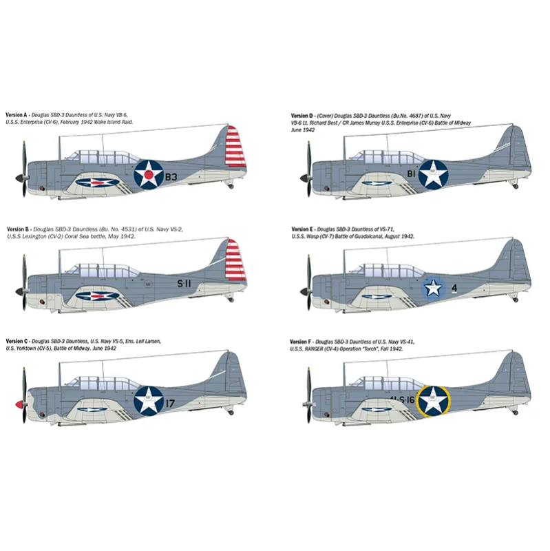Immagine del prodotto 3: Italeri Aereo SBD-3 Dauntless 1:48