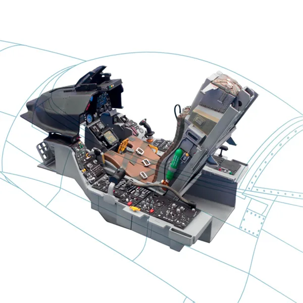 Italeri Cabina F-16 Cockpit 1:12