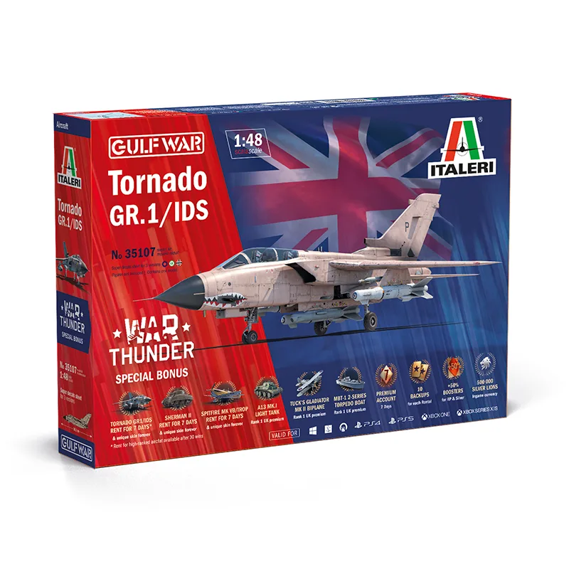 Italeri Avión War Thunder Series  - Tornado Gr.1 / IDS 1:48
