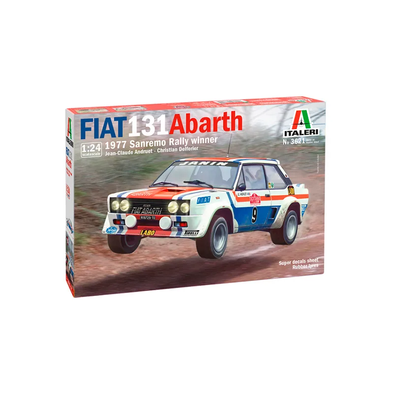 Product image 2: Italeri FIAT 131 Abarth Sanremo Rally Car 1:24