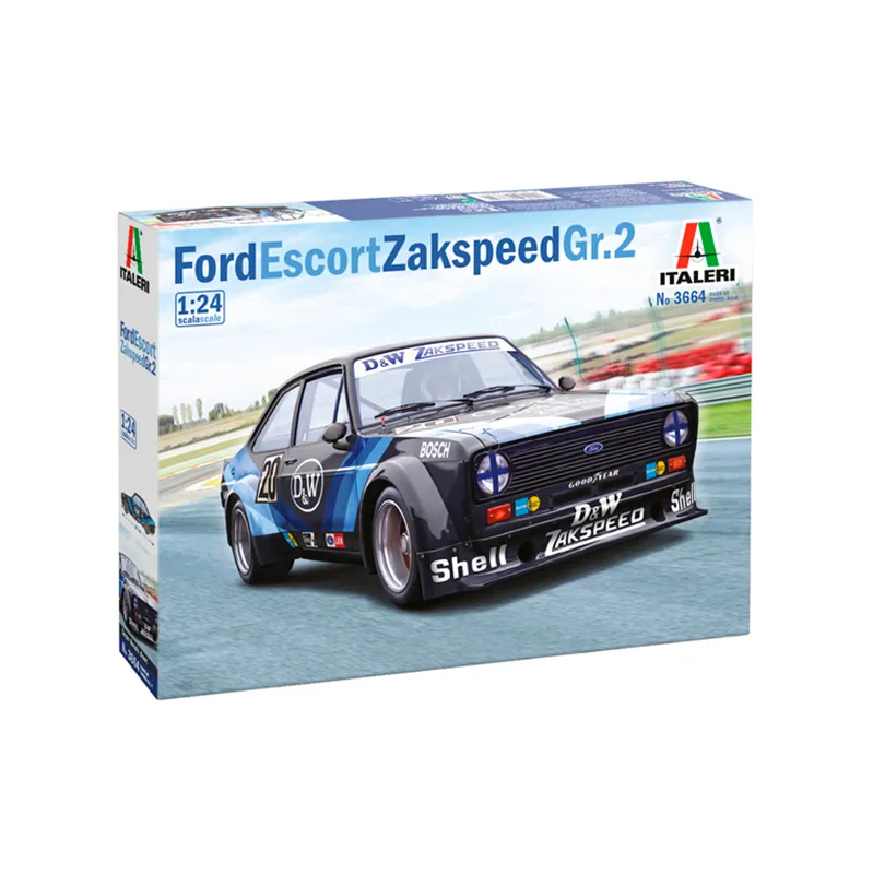 Product image 2: Italeri Ford Escort Zakspeed Gr.2 Racing Car 1:24