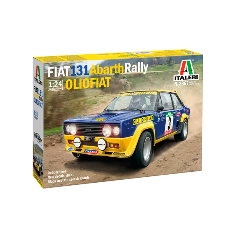 Product image 2: Italeri FIAT 131 Abarth Rally OLIO FIAT Racing Car 1:24