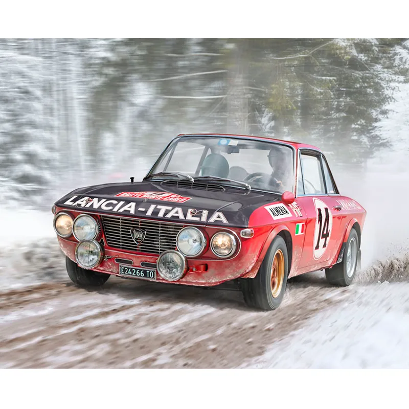Italeri Lancia Fulvia HF Rally Monte Carlo 1972 Car 1:24