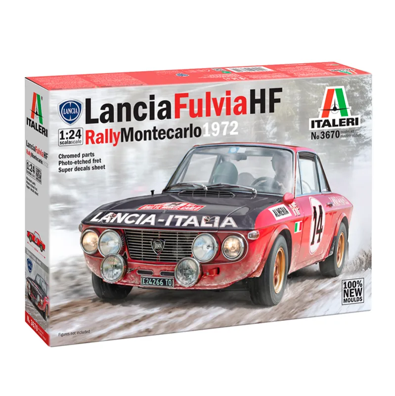 Product image 2: Italeri Lancia Fulvia HF Rally Monte Carlo 1972 Car 1:24