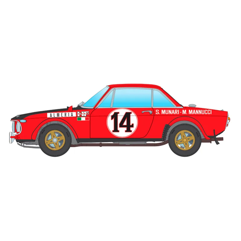 Product image 3: Italeri Lancia Fulvia HF Rally Monte Carlo 1972 Car 1:24