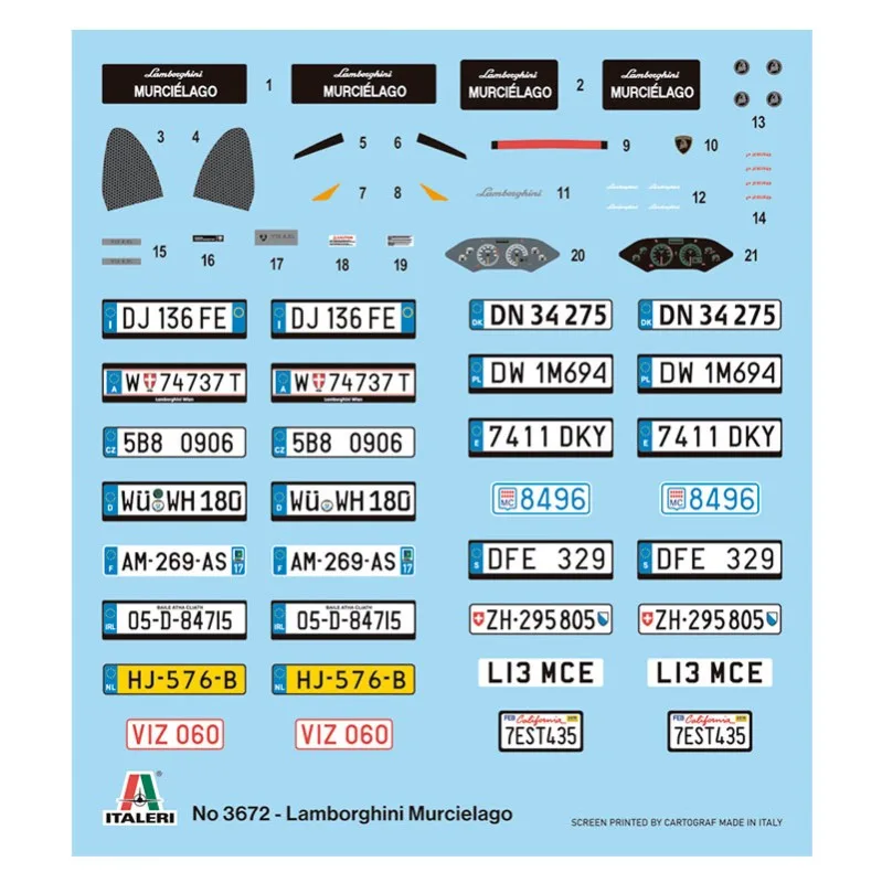 Immagine del prodotto 3: Italeri Auto Lamborghini Murciélago 1:24