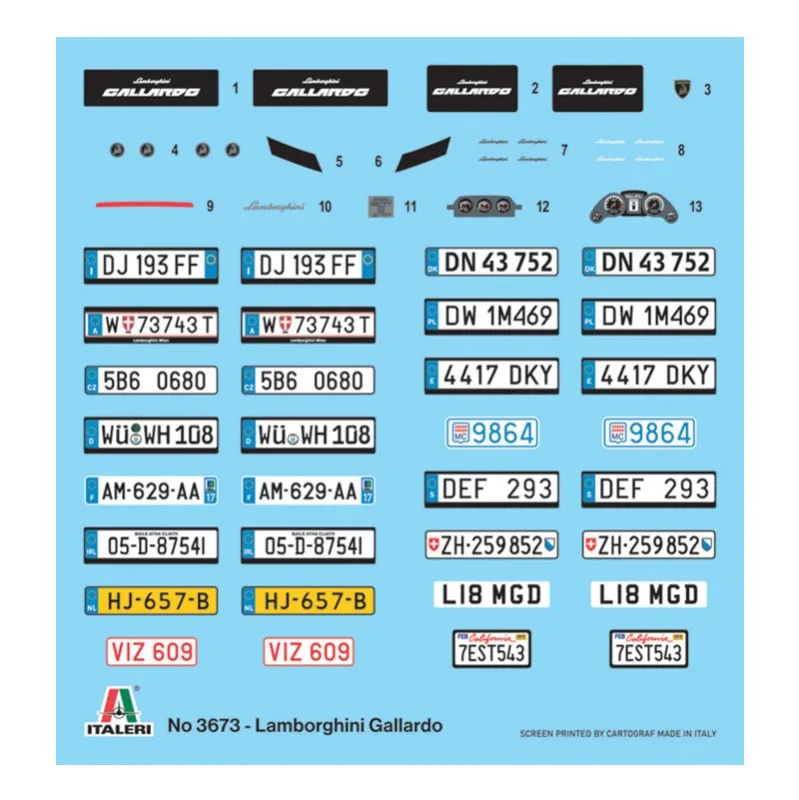 Imagen del producto 3: Italeri Coche Lamborghini Gallardo 1:24